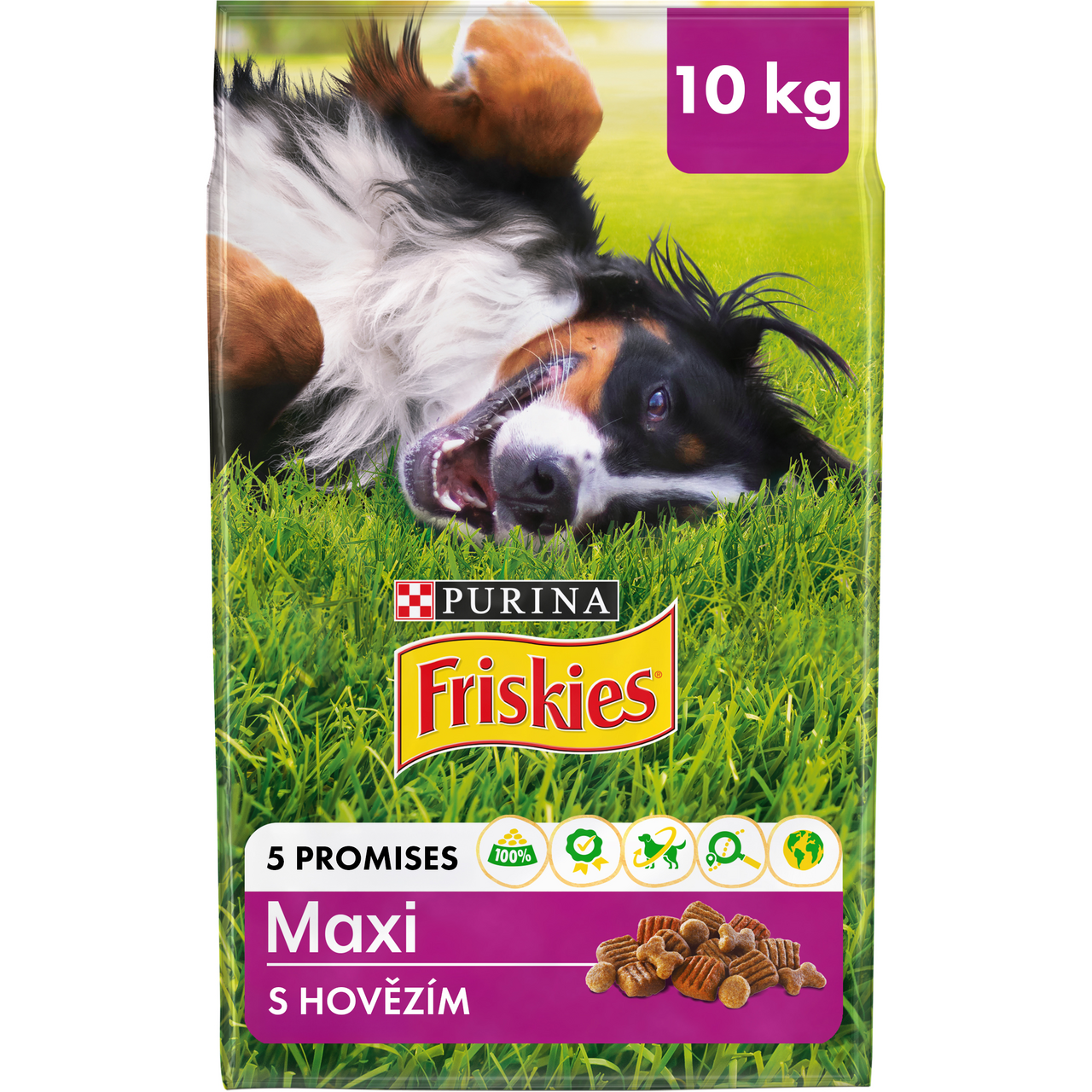 Friskies Maxi granule pro psy hovězí 10 kg