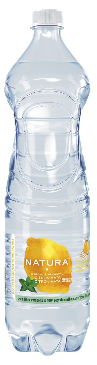 NATURA Voda ochucená citron 6 x 1,5 l