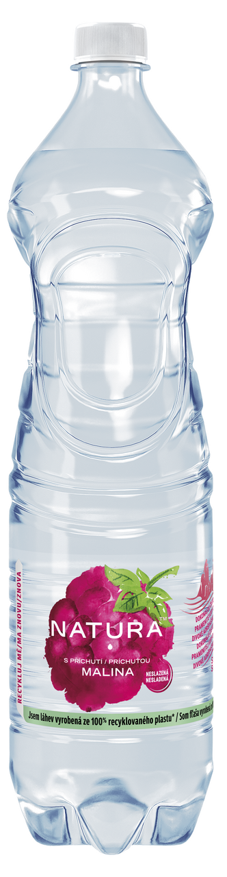 NATURA Voda ochucená malina 6 x 1,5 l