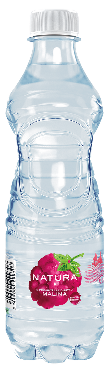 NATURA Voda ochucená malina 12 x 500 ml