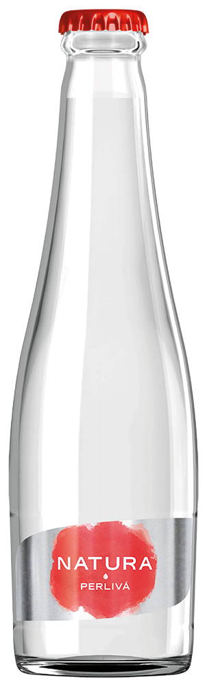 NATURA Voda perlivá 24 x 300 ml vratná láhev