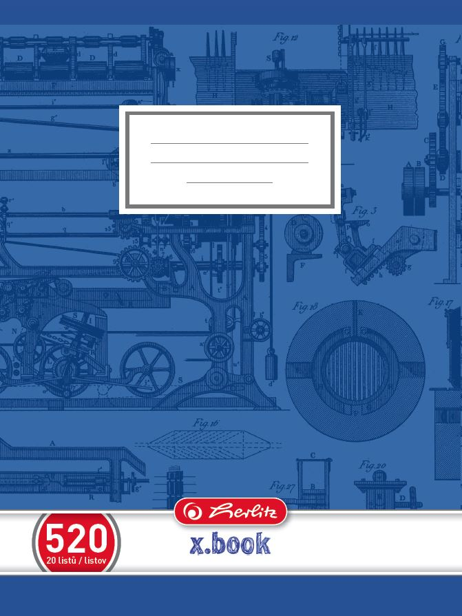 herlitz Sešit školní 520 bezdřevý 1 ks