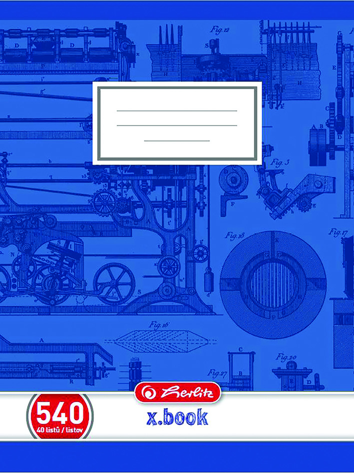 herlitz Sešit školní 540 bezdřevý 1 ks