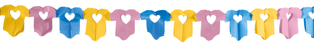 FLEXIO Girlanda Baby 6 cm mix barvy 1 ks