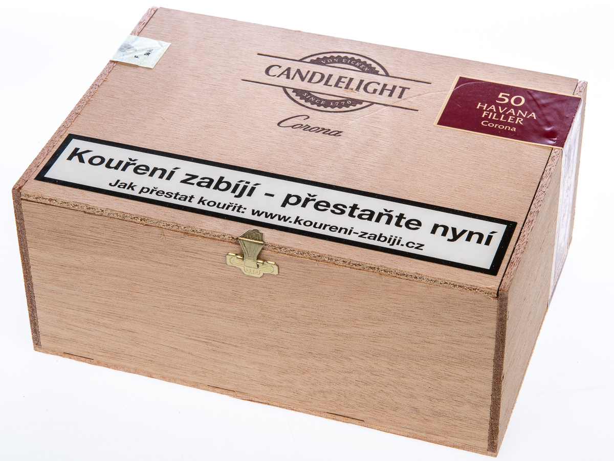 CANDLELIGHT Corona Havana Q/R doutníky v dřevěné krabici 50 ks