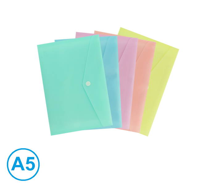 LUMA Obal s drukem A5 pastelová mix 1 ks