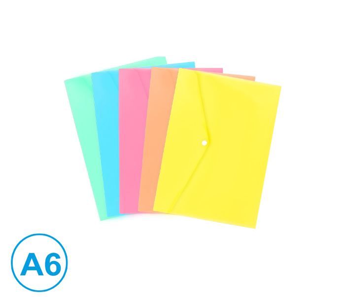 LUMA Obal s drukem A6 pastelová mix 1 ks