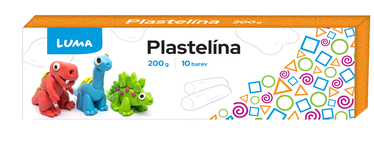 Plastelína školní Luma 10 barev 1 ks