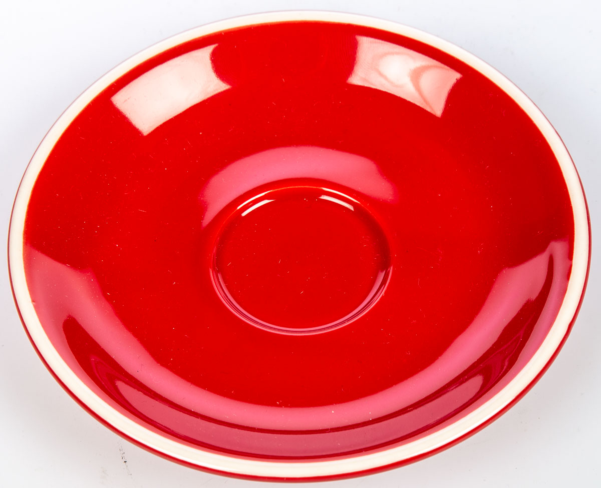 Tognana Podšálek ALBERGO k šálku 80 ml porcelán červený 1 ks