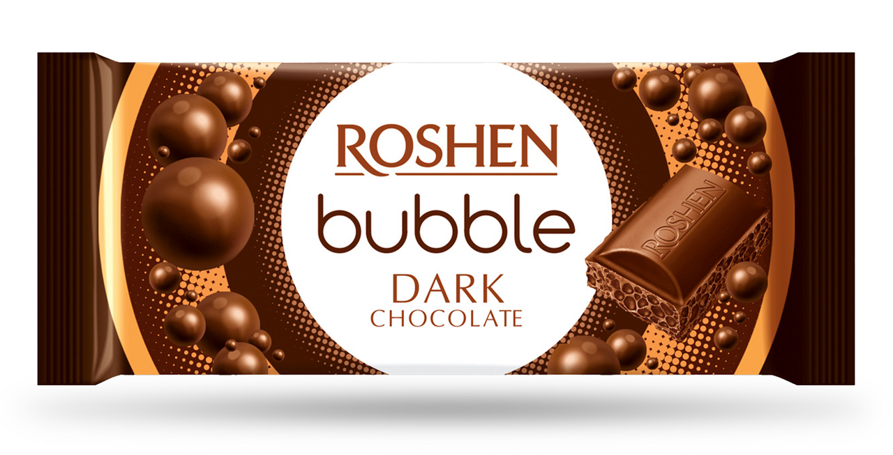 ROSHEN Čokoláda Bubble extra hořká 20 x 80 g
