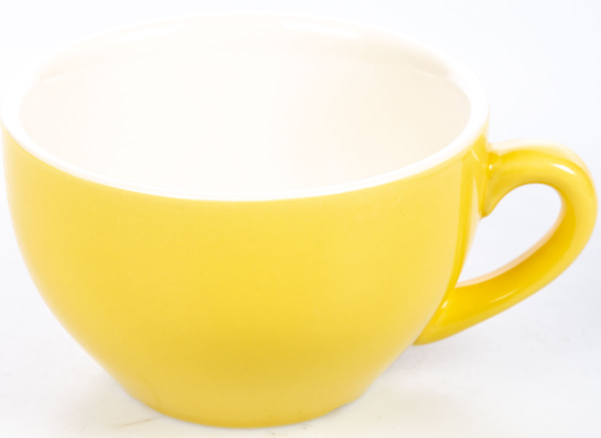 Tognana Šálek ALBERGO 340 ml porcelán žlutý 6 ks