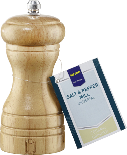 METRO PROFESSIONAL Mlýnek sůl/pepř 11,5 cm dřevo 1 ks
