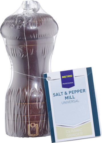 METRO PROFESSIONAL Mlýnek sůl/pepř 11,5 cm dřevo hnědý 1 ks