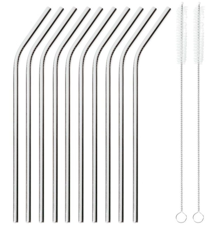 METRO PROFESSIONAL Brčka 0,6 x 21,5 cm nerez zahnutá 10 ks