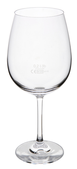 METRO PROFESSIONAL Sklenice na víno s cejchem AVEIRO 540 ml / CE 200 ml 6 ks