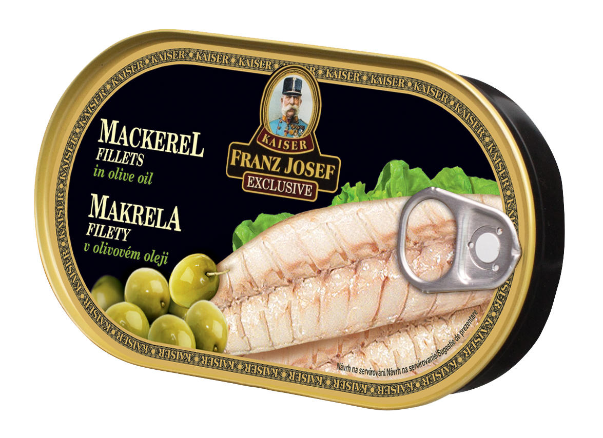 FRANZ JOSEF KAISER Makrela filety v olivovém oleji 170 g