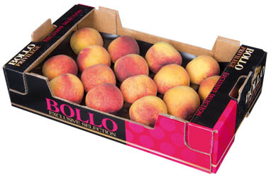 Broskve žlutomasé B I. ES čerstvé 3,8 kg