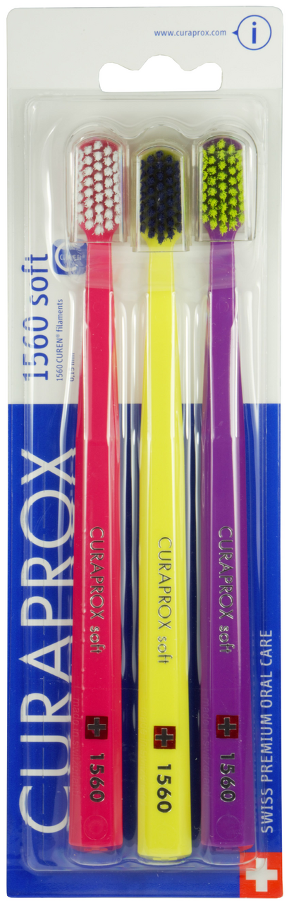 CURAPROX Zubní kartáček 1560 Soft 3 ks
