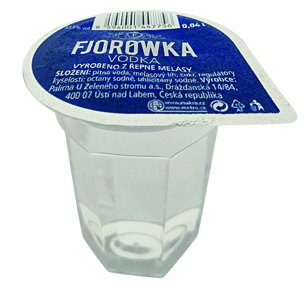 FJOROWKA Vodka 37,5 % 16 x 40 ml