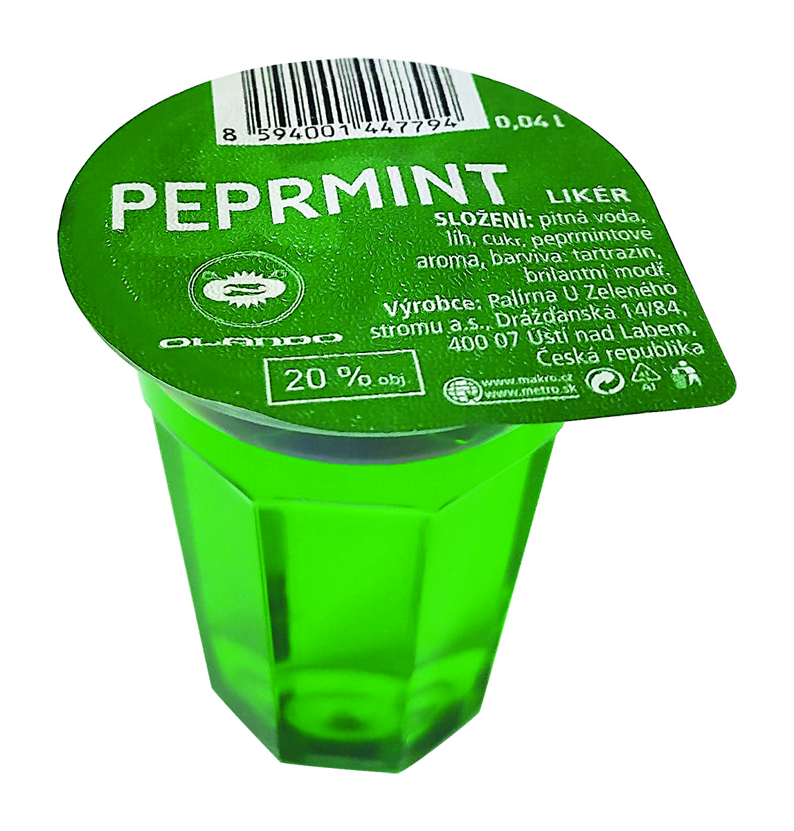 OLANDO Peprmint 20 % 16 x 40 ml