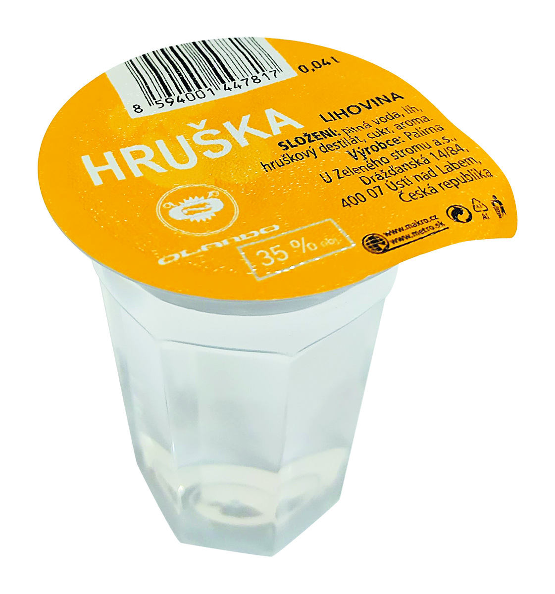OLANDO Hruška 35 % 16 x 40 ml