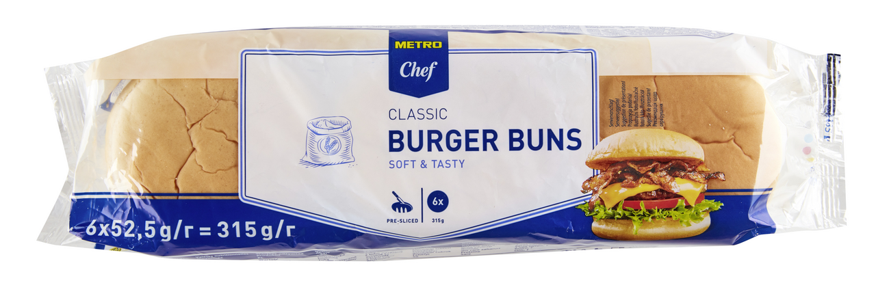 METRO Chef Bulka na burger 6 x 52,5 g