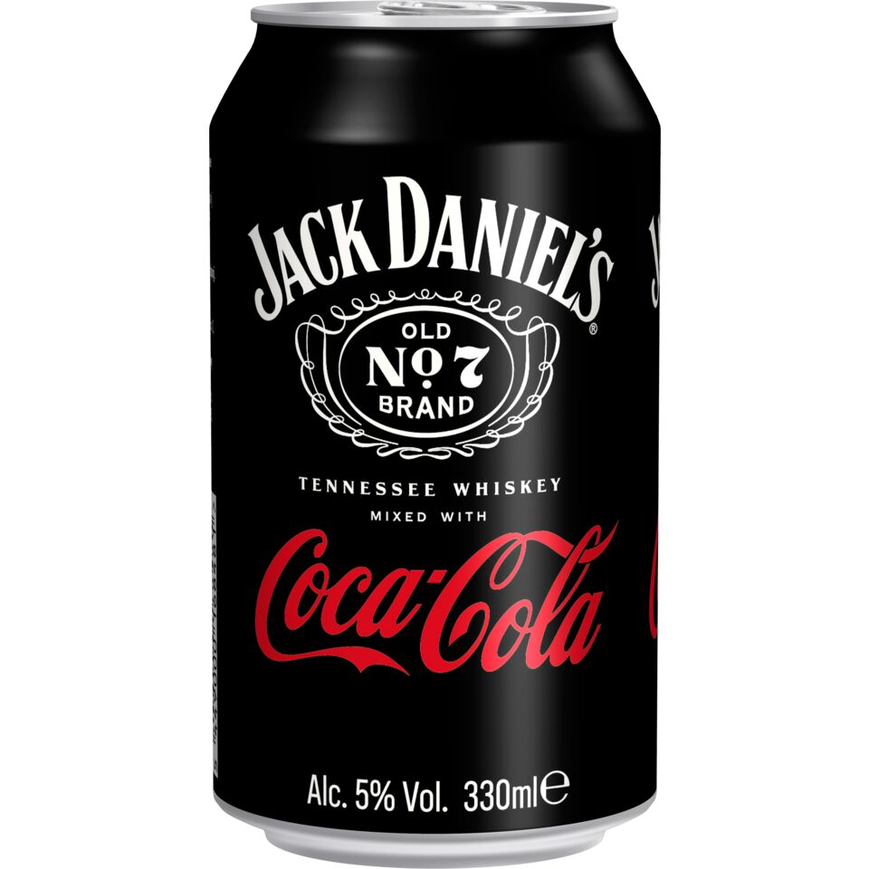 JACK DANIEL'S & Coca-Cola 5 % Ready To Drink 12 x 330 ml