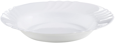 Bormioli Ebro Talíř hluboký 24 cm opálové sklo 6 ks