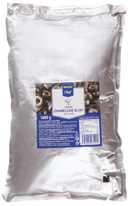METRO Chef Olivy černé krájené 1,6 kg