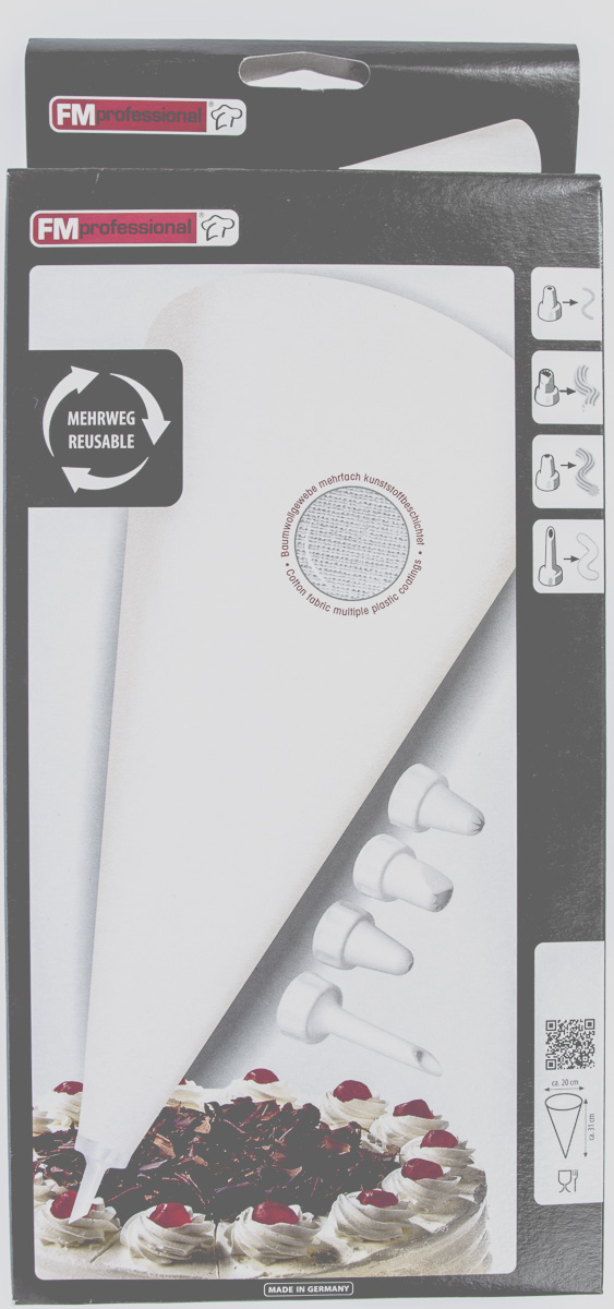 Sáček zdobící 31 cm 1 ks + špičky 1 ks