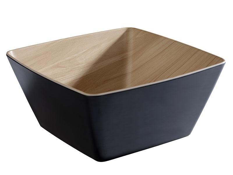 APS Frida Mísa 25 x 25 cm 12 cm 3,5 L melamin černá 1 ks