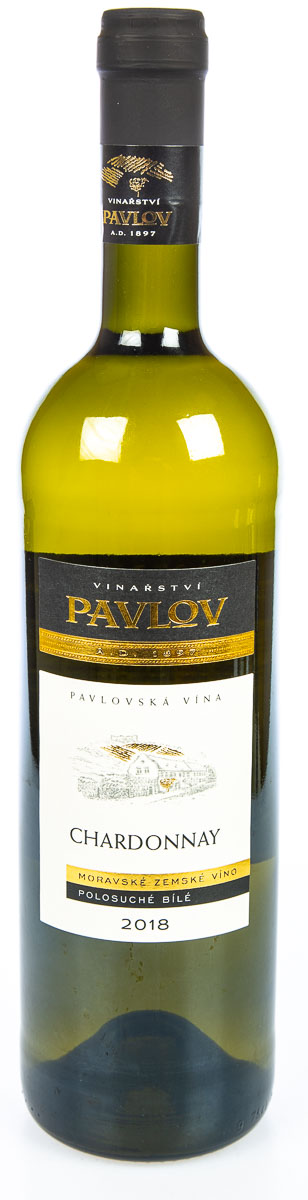 PAVLOV Moravské zemské víno Chardonnay 6 x 750 ml