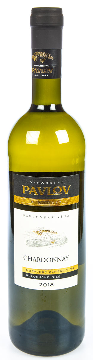 PAVLOV Moravské zemské víno Chardonnay 6 x 750 ml