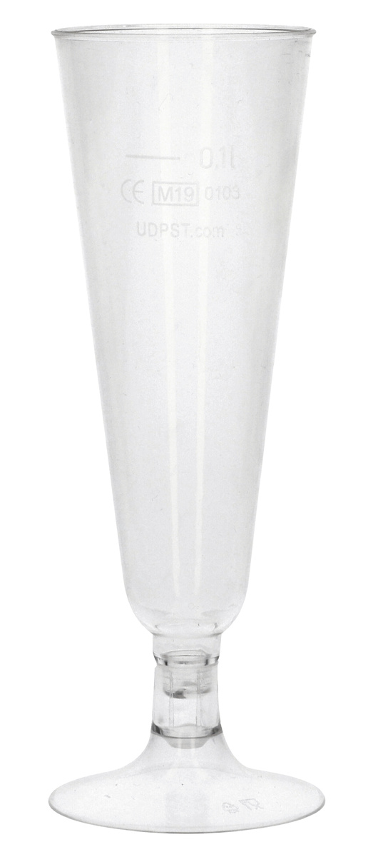 PAP STAR Pohár na sekt 100 ml plast 24 ks