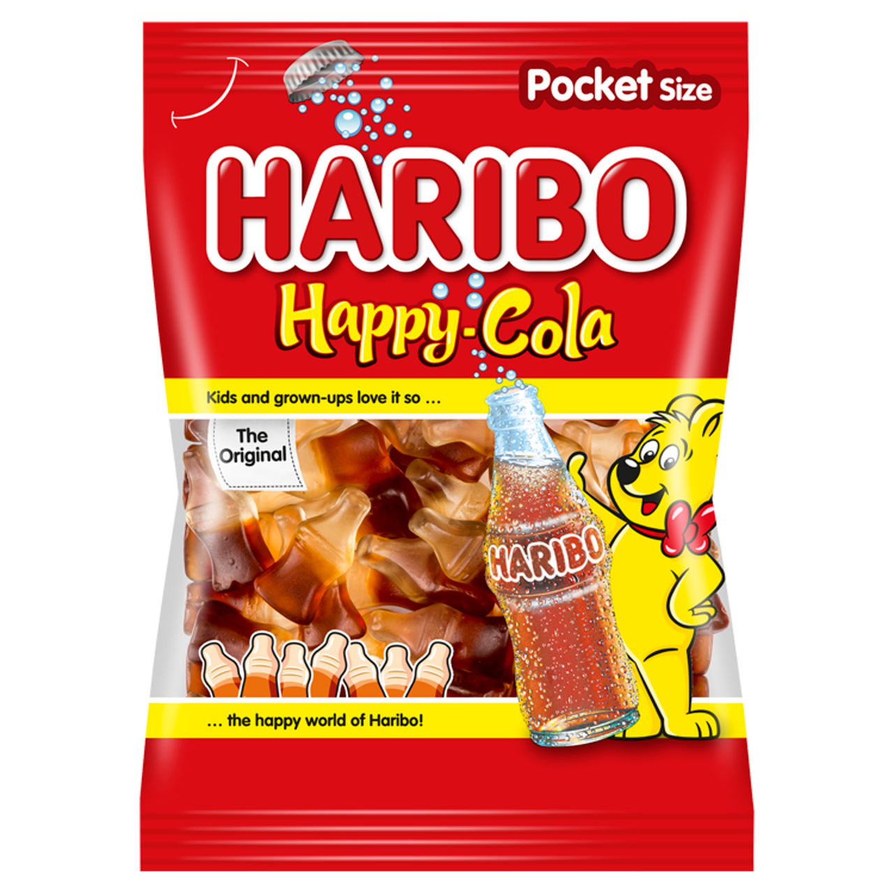 HARIBO Happy Cola Želé 30 x 100 g