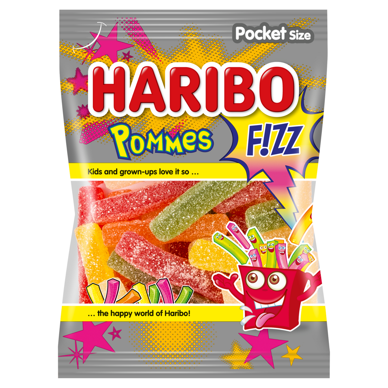HARIBO Sauere Pommes Želé 24 x 100 g
