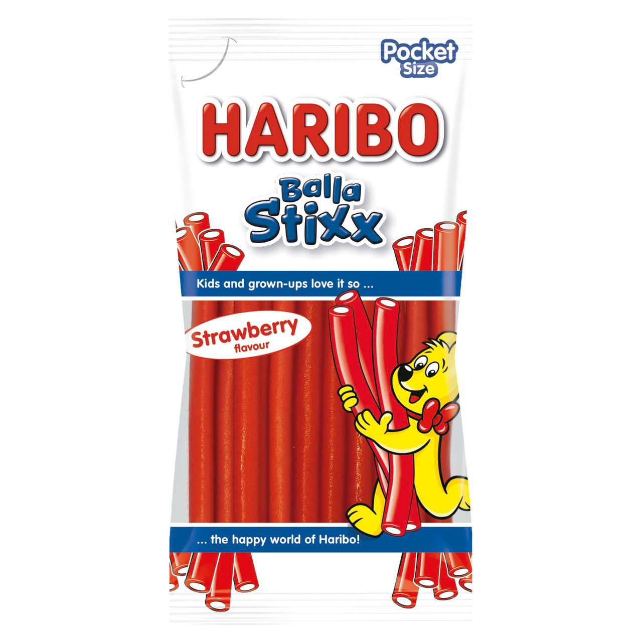 HARIBO Balla Stixx Strawberry Želé 24 x 80 g