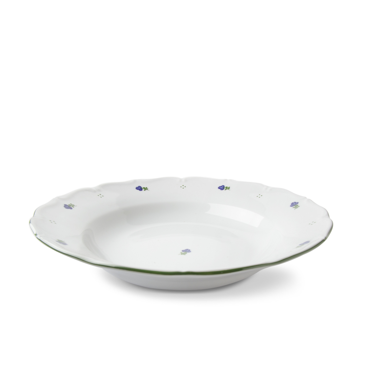 G.Benedikt Talíř hluboký VERONA 24 cm porcelán modrý 6 ks