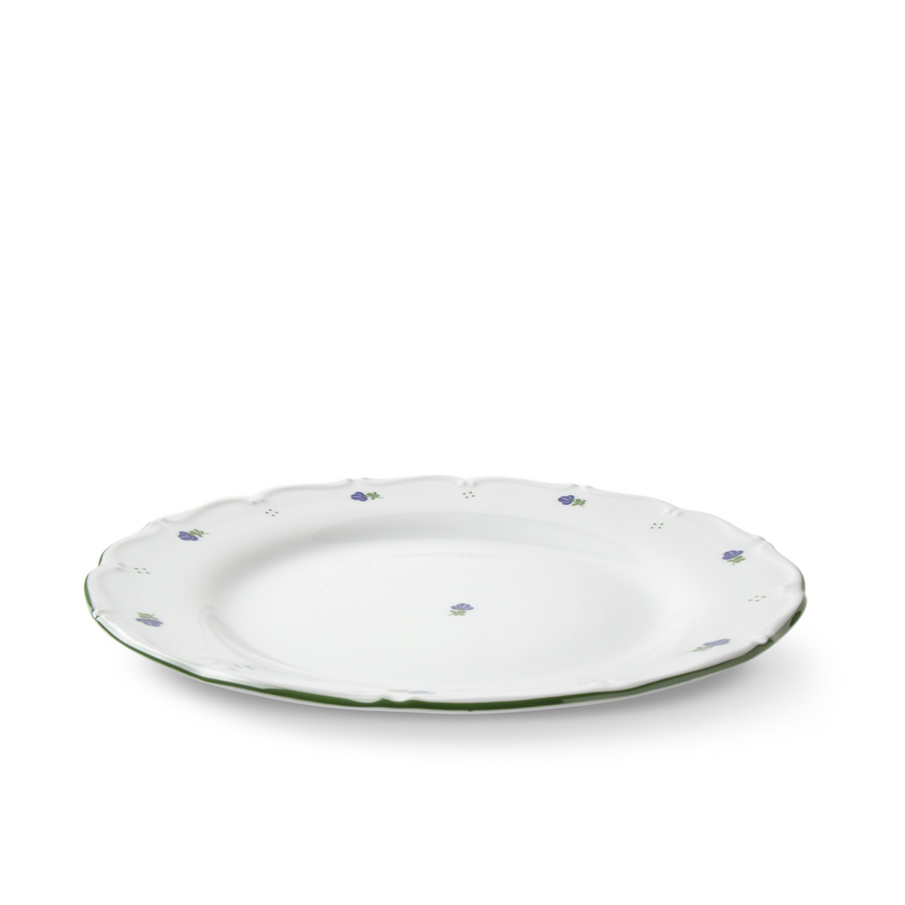 G.Benedikt Talíř mělký VERONA 25 cm porcelán modrý 6 ks