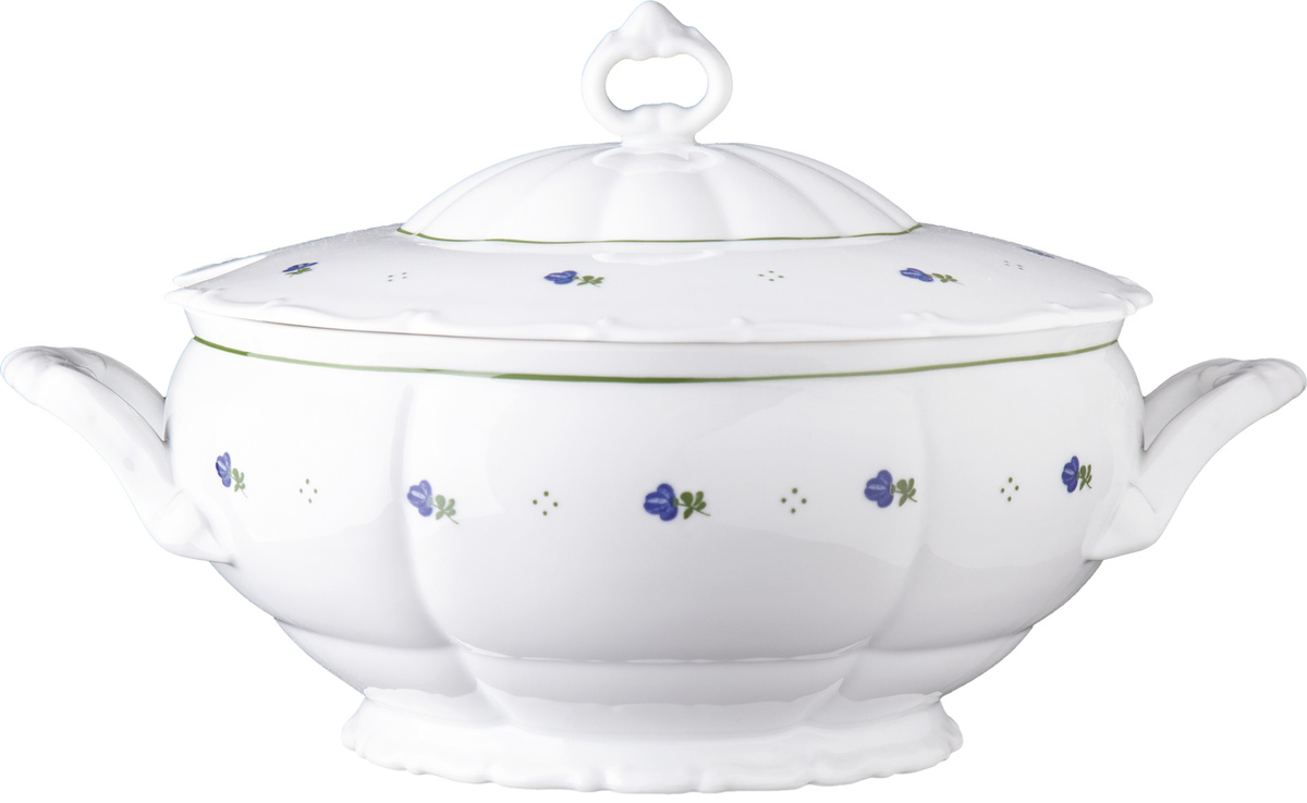 G.Benedikt Mísa polévková Verona 2,5 l porcelán modré květy 1 ks