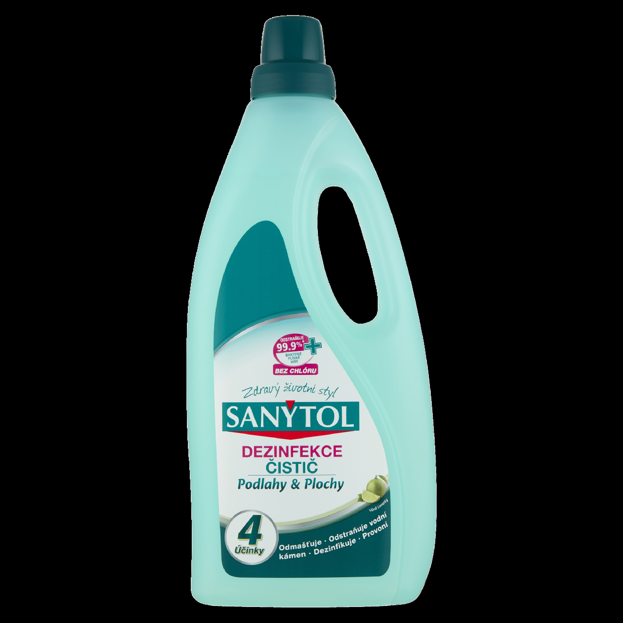 SANYTOL 4 účinky Čistící prostředek podlaha 1 l