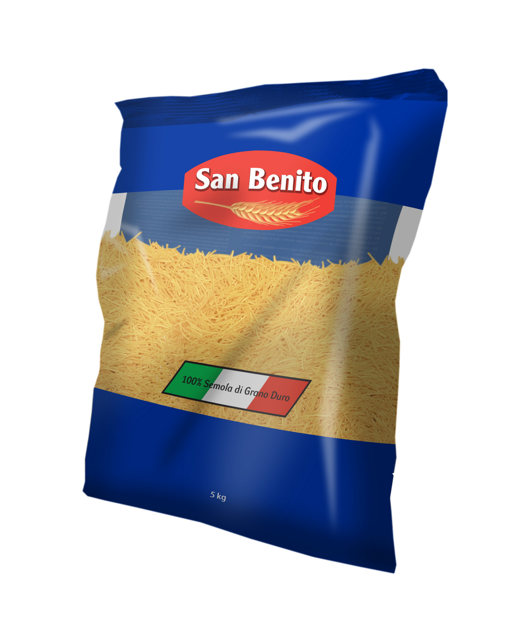 San Benito Nudle semolinové vlasové 5 kg