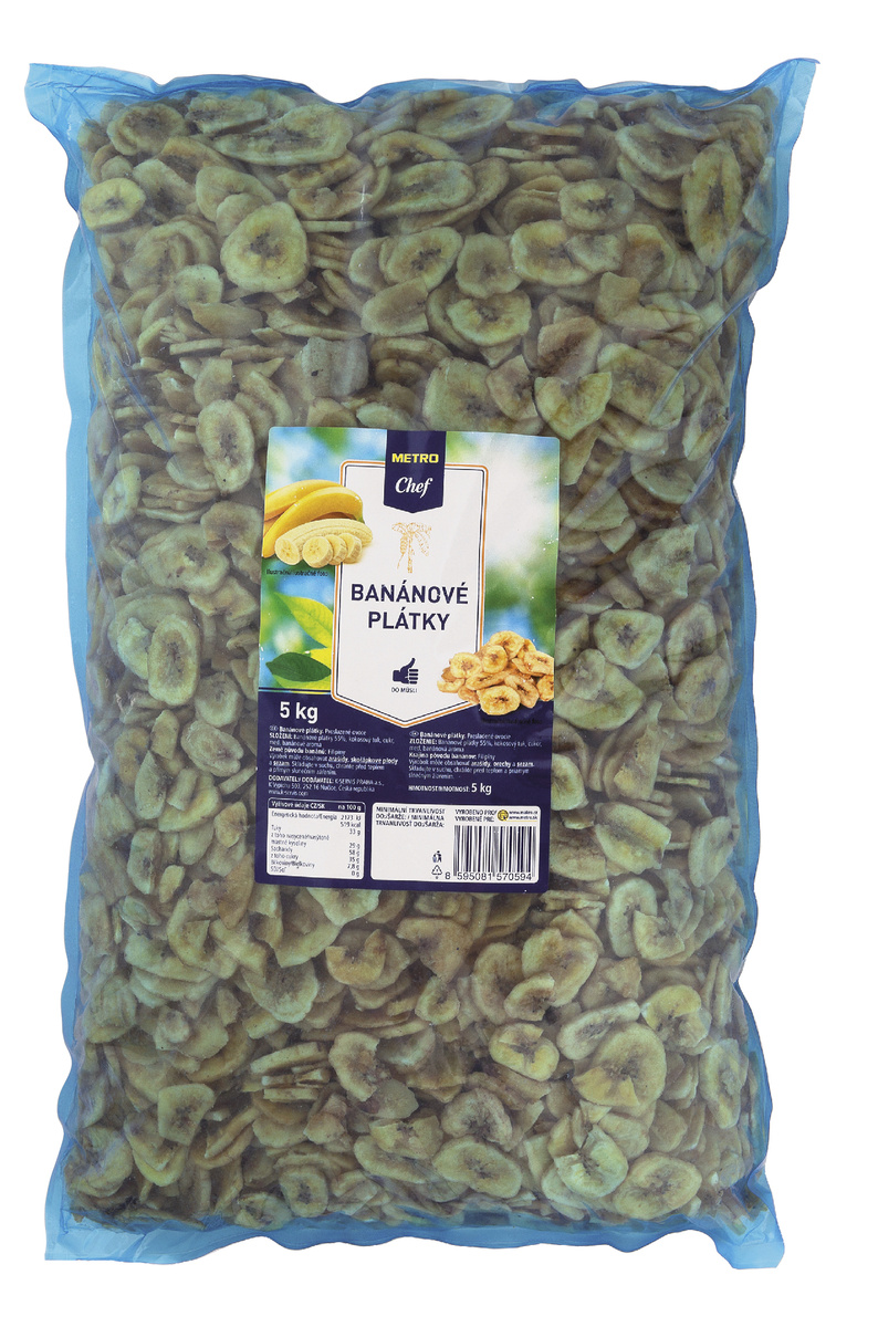METRO Chef Banán plátky proslazená celá 5 kg