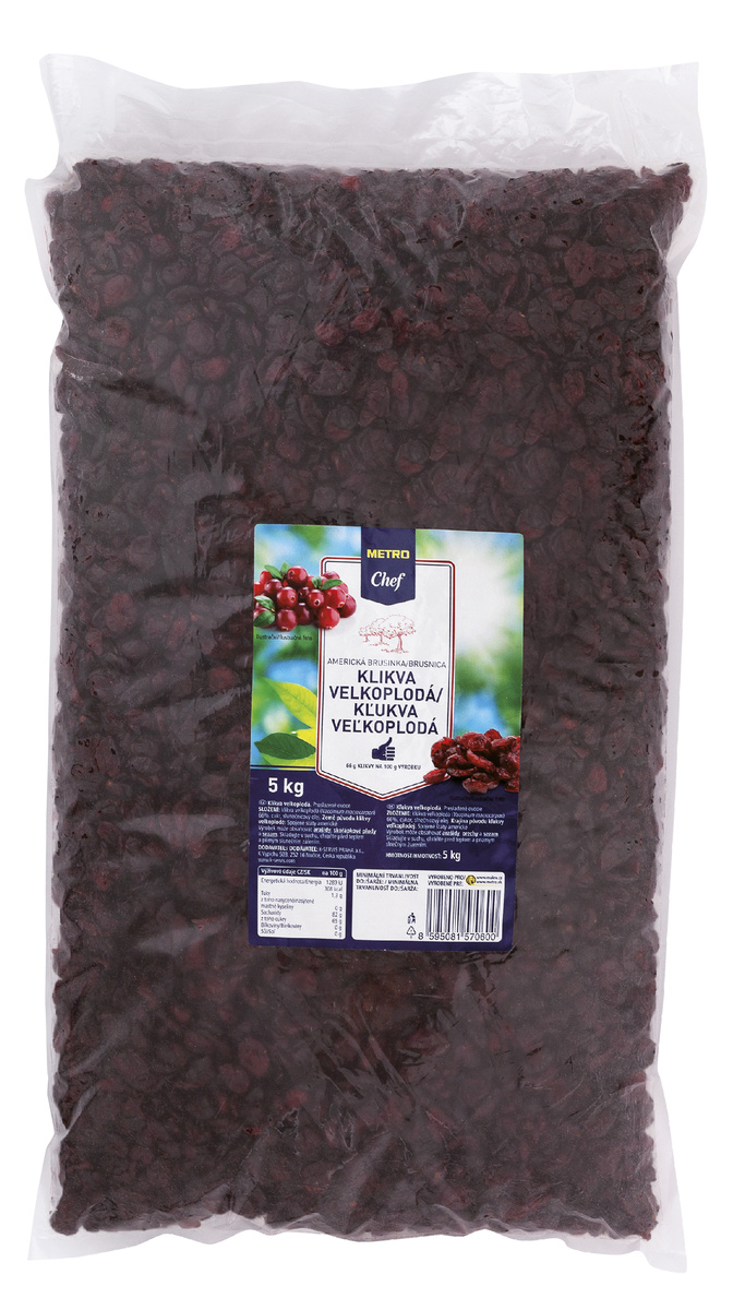 METRO Chef Klikva / Brusinka proslazená celá 5 kg