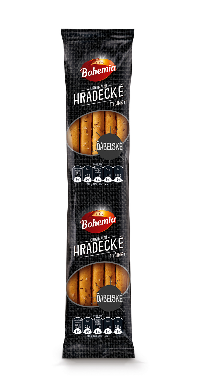 Bohemia Hradecké tyčinky ďábelské 30 x 100 g