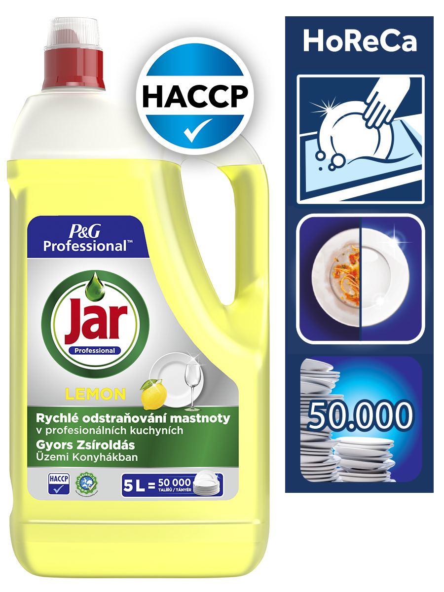Jar Lemon P&G Professional Prostředek na mytí nádobí 5 l