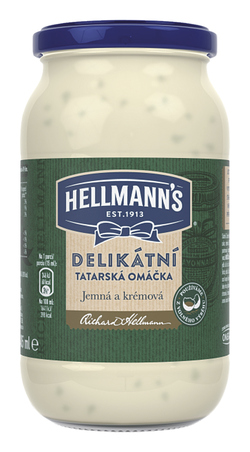 HELLMANN'S Tatarská omáčka delikátní chlaz. 405 ml