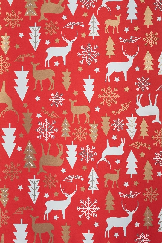 Sáček jeleni 20 x 35 cm červená 1 ks