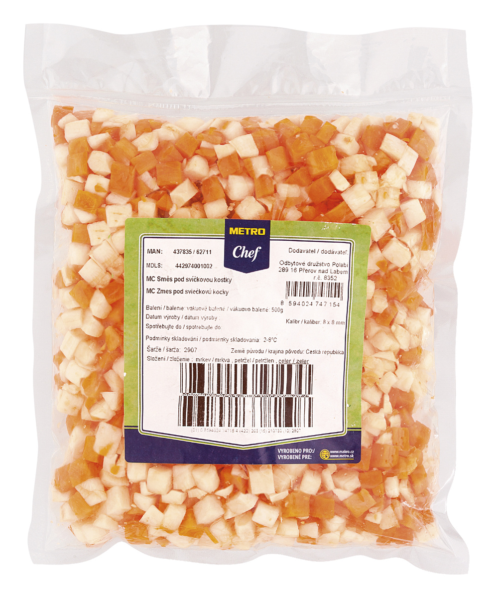 METRO Chef Směs pod svíčkovou kostky CZ chlaz. 500 g