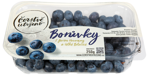 Borůvky kanadské CZ čerstvé 250 g